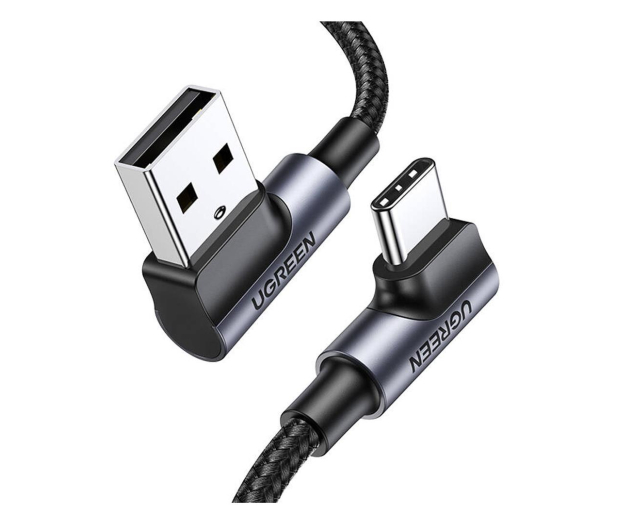 UGREEN US176 Kabel USB do USB-C kątowy 3A 1m - 1257652 - zdjęcie 3